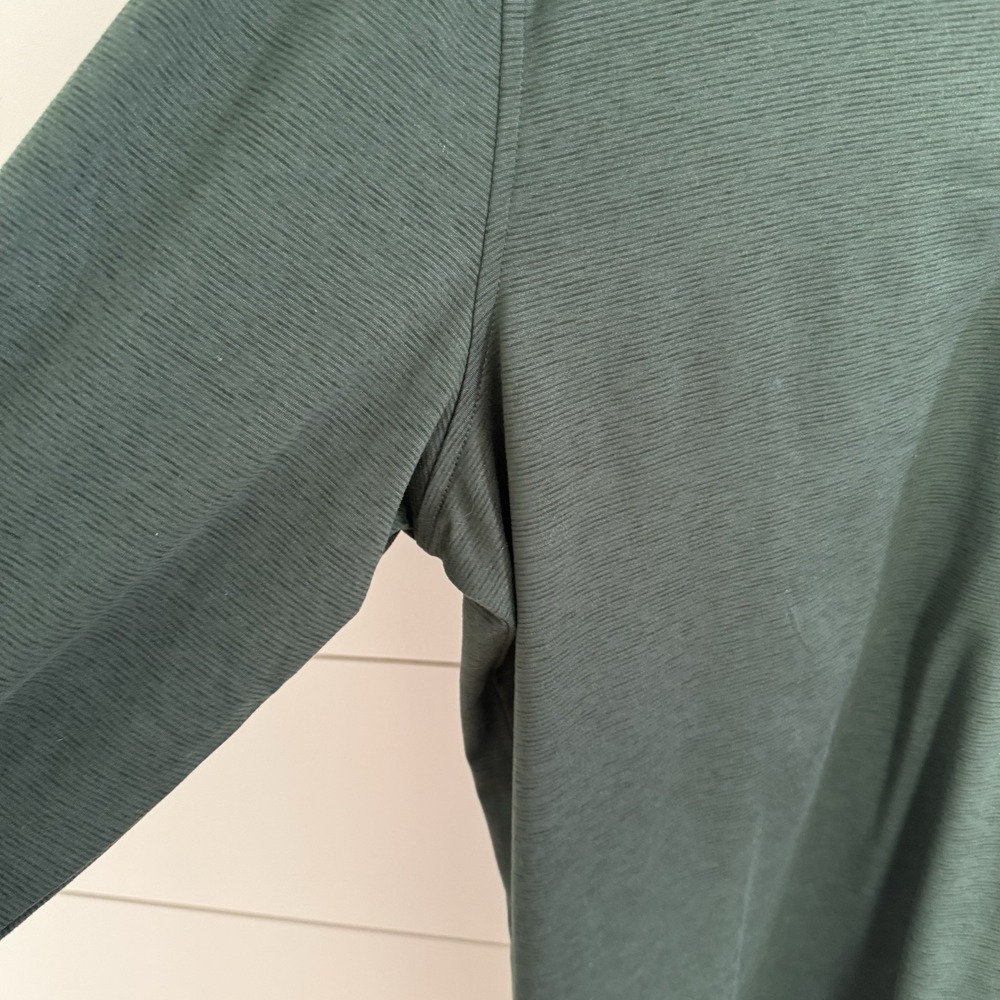 Greg Norman Men's XXL Performance Stretch Pullover 1/4 Zip Green Golf Lightweigh - Picture 4 of 7